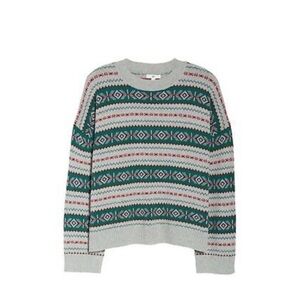 B.P. Fair Isle Crew Neck Sweater NWT